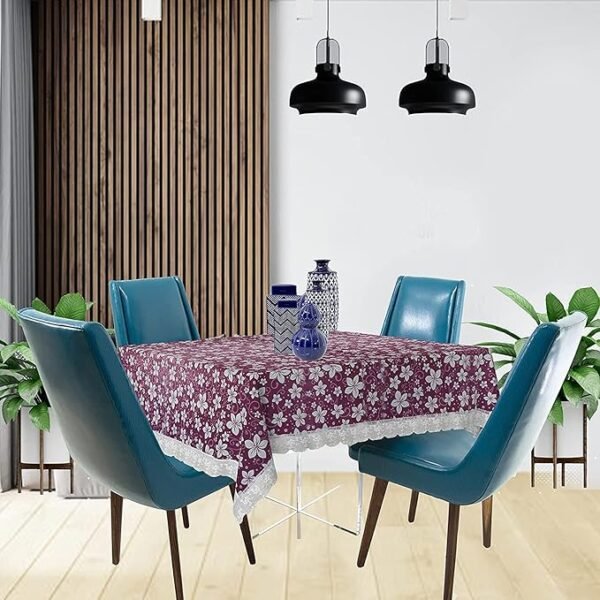 NITASHA Water & DustProof 6 Seater Dining Table Cover Size 60x90 Inch (Design no-NN06) - Image 3