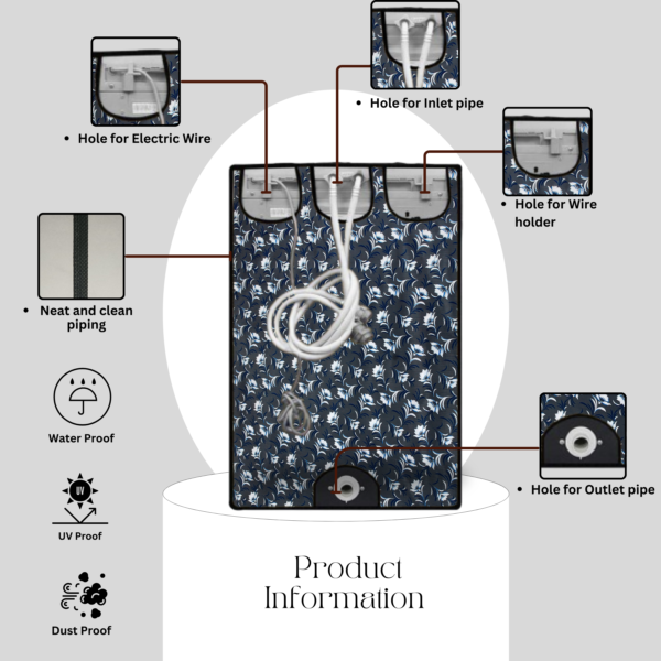 Nitasha Top Loading Washing Machine Cover - Image 4