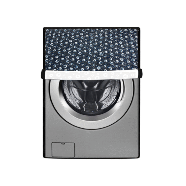 Keep your front load washing machine safe and clean with this high-quality protective cover. Made from durable, waterproof, and dustproof fabric, this cover shields your appliance from moisture, dirt, scratches, and UV rays. Designed to fit standard front-loading machines, it features a smooth double zipper for easy opening and closing. Smart cut-outs at the back ensure proper space for inlet/outlet pipes and power cords, allowing full functionality without removing the cover. Front Load Fully Automatic Washing Machine Cover Its elegant design not only enhances the look of your laundry area but also increases the lifespan of your machine by protecting it from everyday wear and tear. Whether you place your washing machine indoors or outdoors (in a covered space), this cover offers reliable all-season protection. Easy to clean and maintain, it’s a must-have accessory for every home.