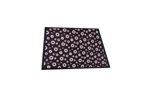 Nitasha Square Bed Server/Food Mat/Bedsheet Protector Waterproof & Oilproof Food Mat, Multicolor, (36×36 inch), NI03 - Image 2