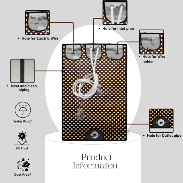 Front Loading Washing Machine Cover NIT-37 - Image 3