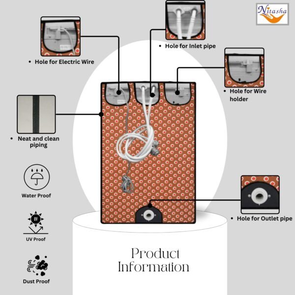 Front Loading Washing Machine Cover NIT-27 - Image 5