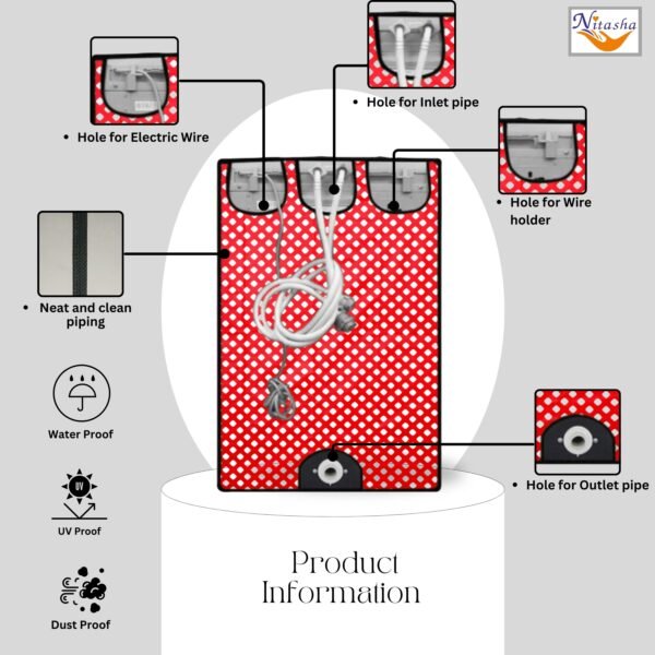Front Loading Washing Machine Cover NIT-39 - Image 2