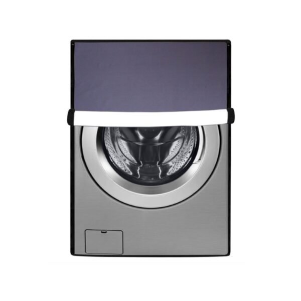 Front Load Fully Automatic Washing Machine Cover grey