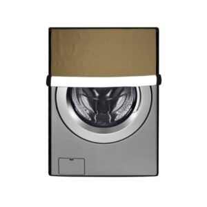 Front Load Fully Automatic Washing Machine Cover gold