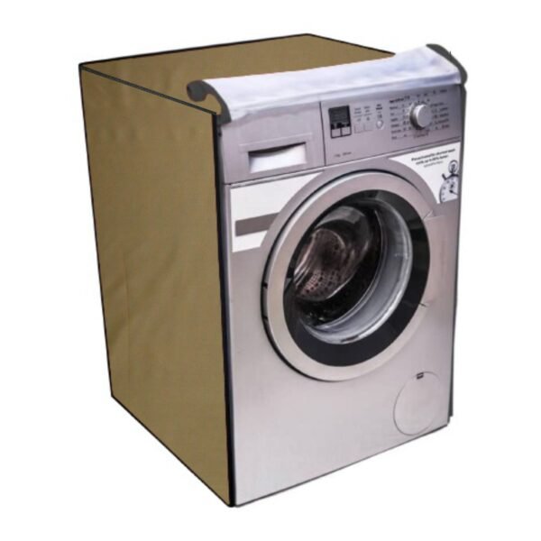 Front Loading Washing Machine Cover Gold - Image 2