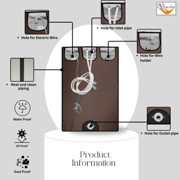 Front Loading Washing Machine Cover Browen - Image 3