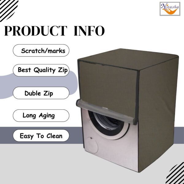 Green Front Loading Washing Machine Cover - Image 3