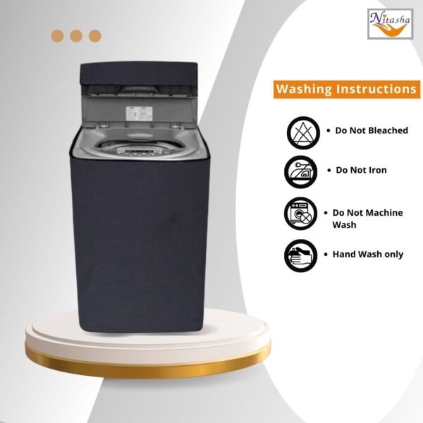 Fully Automatic Top Load Washing Machine Cover Grey