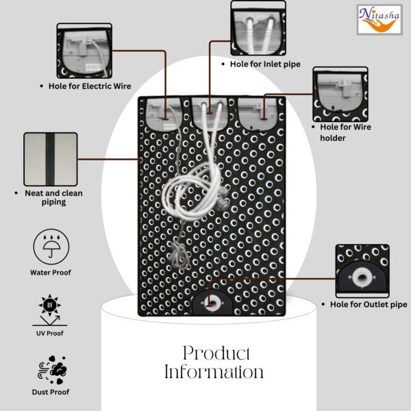 Fully Automatic Top Load Washing Machine Cover Nit07 - Image 2