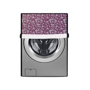 Nitasha floral waterproof washing machine cover for front load machine
