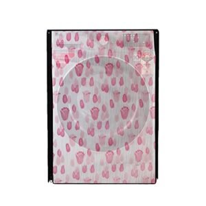 Nitasha floral waterproof washing machine cover for front load machine