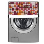 Nitasha floral waterproof washing machine cover for front load machine