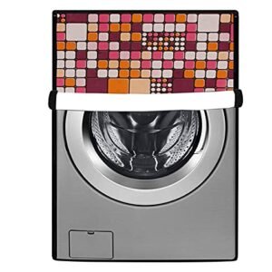 Nitasha floral waterproof washing machine cover for front load machine
